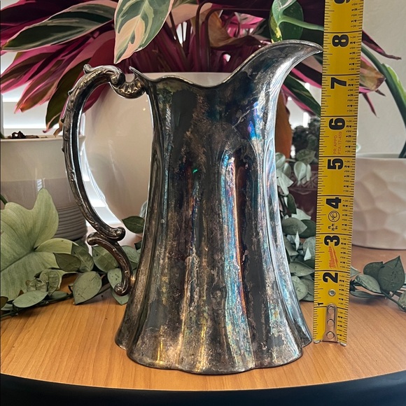 Antique E. G Webster & Son Raised Relief Cold Water / Milk Pitcher EUC - Picture 6 of 9